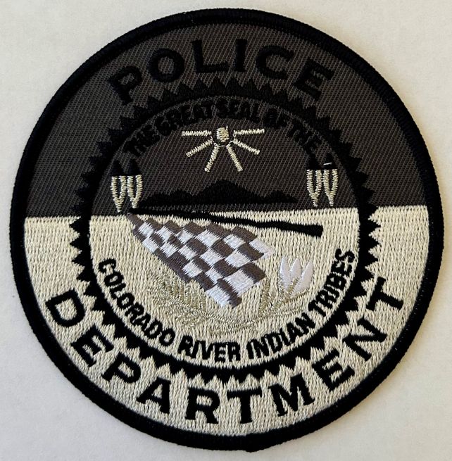 CRIT - COLORADO RIVER TRIBAL POLICE SHOULDER PATCH - SEW ON.
